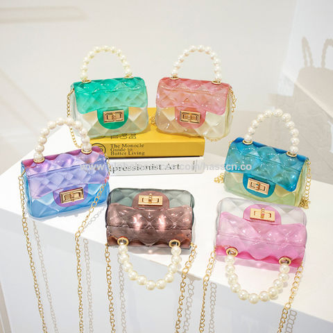 Buy Wholesale China Ladies Jelly Bags 2022 Summer Pearl Chain Mini