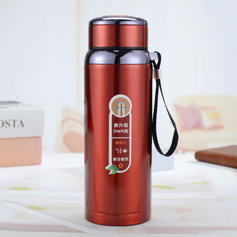 Large Stainless Steel Thermal Bottle Coffee Carafe-2L Double Wall