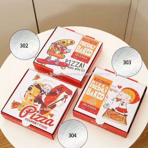 Free Design New Style Pizza Box Food Baking Paper Boxes - China Pizza Box,  Packaging Box