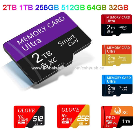 Carte Micro SD 512 Go U3 SDXC MicroSD Haute Vitesse Carte mémoire
