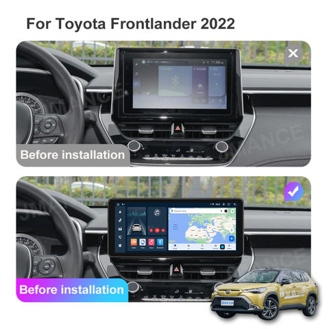 Jmance 12.3 Inch Touch Screen Carplay 2 Din Android 10.0 4+64g Car