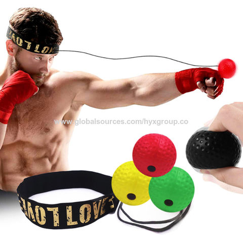 Boxing reflex training balls, speed fitness punch boxing ball with