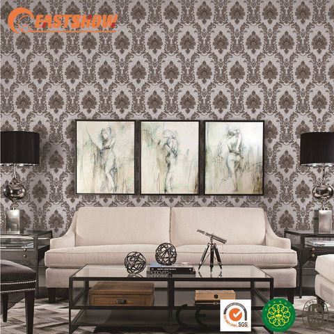 Buy Wholesale China Home Luxury Interior Decor Italy Damask Floral Wallpaper  & 3d Wall Paper at USD  | Global Sources