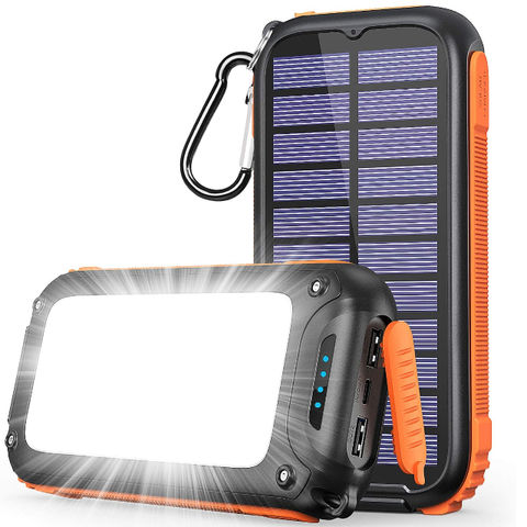 Panel portatil de carga cargador solar para acampar ciclismo pesca salida  USB