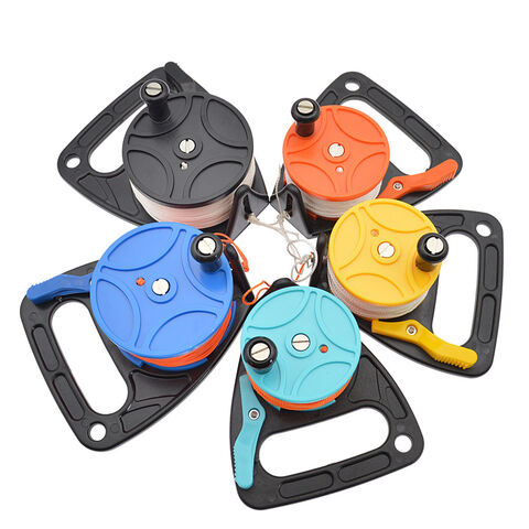 بكرة غوص سكوبا محمولة باليد، بكرة حبل غوص، حامل عجلة، إكسسوارات أنشطة تحت الماء for sale at factory direct price