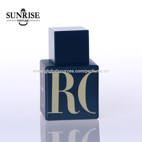 Buy Wholesale China Custom Design 50ml Matt Black Square Perfume ...