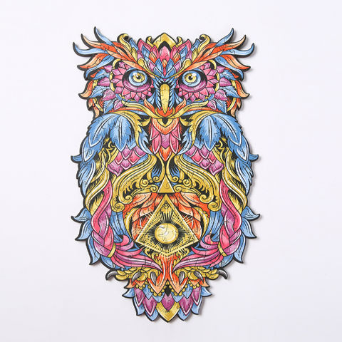 Buy Wholesale China Wooden Jigsaw Puzzles Diy Owl Wooden Puzzle For ...