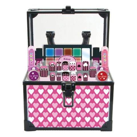 Kids Girls Makeup Toys Set Real Little Girls Makeup Box Pretend