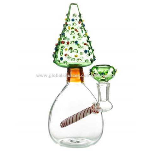 Buy Wholesale China Handmade Glass Bong Custom Christmas Glass Smoking  Water Pipe Dab Oil Rig & Custom Christmas Glass Pipe at USD 5