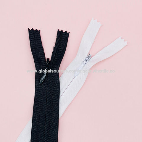 No. 3 Invisible Zipper Open-End and Close-End for Garment/Protective Suit -  China Invisible Zipper and Zipper price