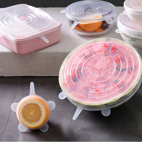 Buy Wholesale China 6 Piece Set Of Silicone Fresh-keeping Cover Stretch 