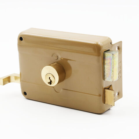 New Arrive Double Side Rim Lock Heavy Duty Black Color Mortice Brass ...
