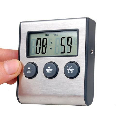 Thermomètre numérique Timer/thermomètre pour aliments Compteur d'alarme/la  température des aliments - Chine La température des aliments mètre, Thermomètre  alimentaire de l'alarme