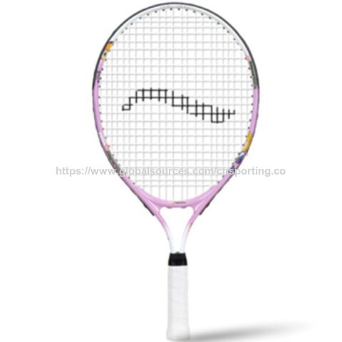 Tennisschläger mit 19 Zoll Länge und 224 g Gewicht, aus Aluminiumlegierung, geeignet für Jugendliche. Tennisschläger für Kinder im Großhandel.