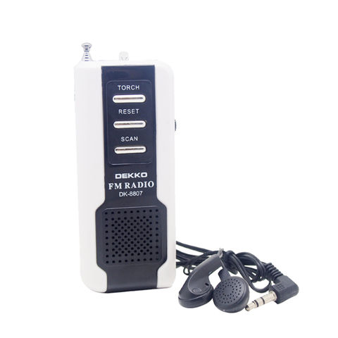 Buy Wholesale China Portable Radio Mini Small Size Fm Pocket Radio ...