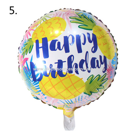 Buy Wholesale China Happy Birthday Party Aluminum Foil Balloons 18 ...