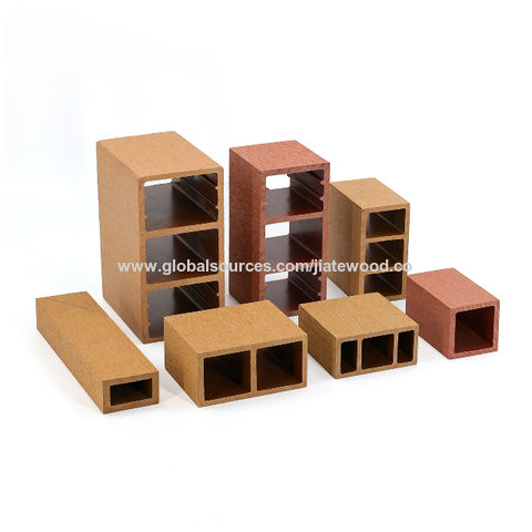 Wpc Composite Wood Post Or Column For Wpc Wood Fence Panels - Buy China ...