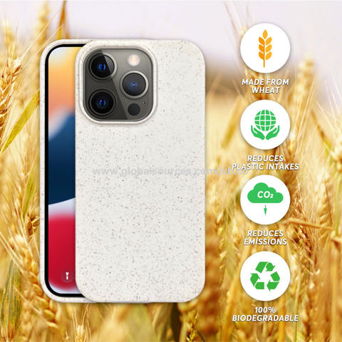 Nueva llegada 2022: Funda biodegradable y ecológica para iPhone 14, fabricada con materiales sostenibles. for sale at factory direct price