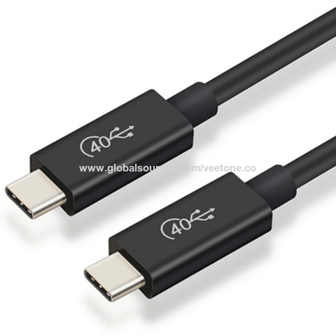 4-in-1 240W USB-C Multi Charging Cable - 1.2m - Fast Data & Charge - Black