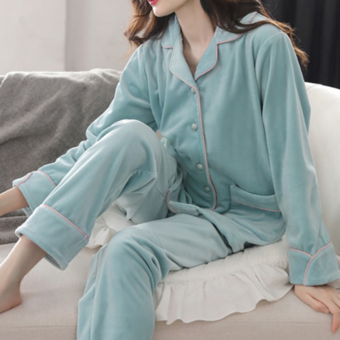 Buy Wholesale China Women's 95%cotton 5% Spandex Sleepwear & Pajama ...