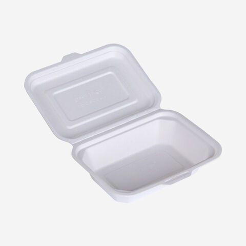 600ml Cpla Togo Box Food Clamshell Takeout Packing Lunch Box