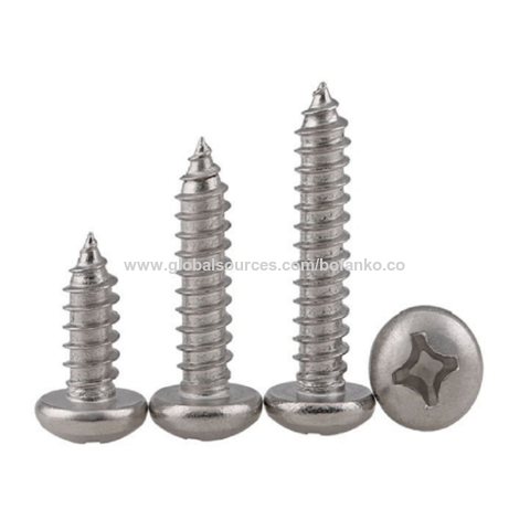 Buy Wholesale China Zinc Self Tapping Screws Din7981 , Polished ...