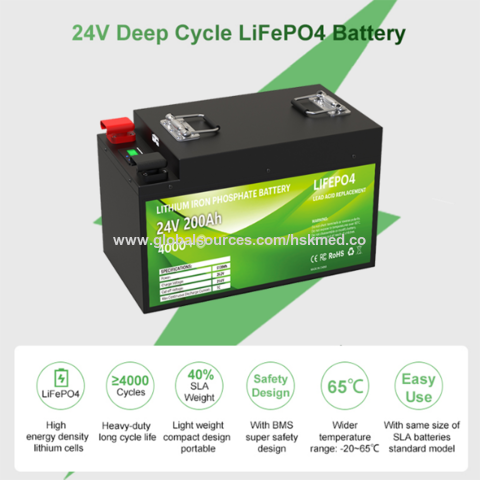 Buy Wholesale China Oem Deep 6000 Cycles Lifepo4 Battery Usa Eu Stock ...