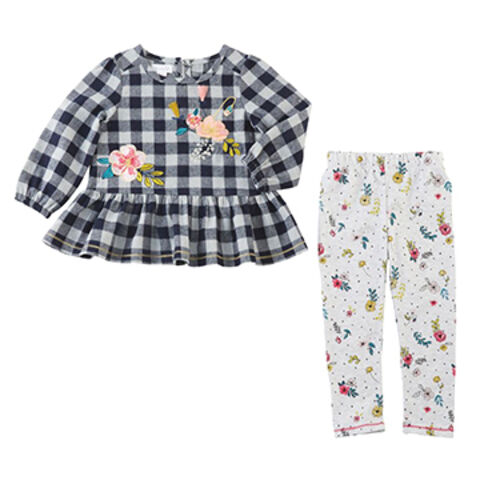 Compre Venta Al Por Mayor De Túnica Floral Y Legging De Búfalo Para Niños Ropa  Para Niñas y Ropa Para Niñas de China por 5 USD | Global Sources