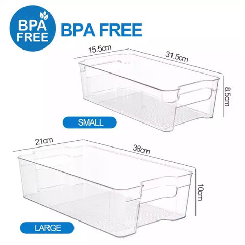 Buy Wholesale China Clearspace Plastic Storage Bins,fridge Storage