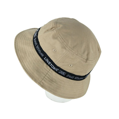Buy Wholesale China Twill Washed Cotton Basin Hat Keyhole Breathable ...