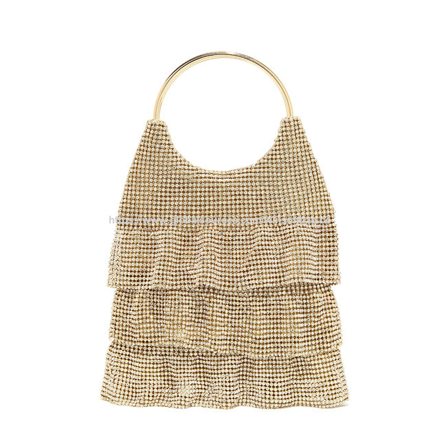 Fashion Tassels Evening Bags Ladies Luxury Handbags Women Bags Designer Glitter Rhinestone Clutch Bag for sale at factory direct price