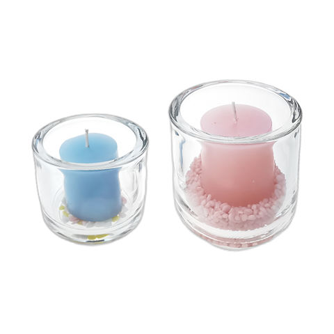 Wholesale Clear Empty Luxury Thick Wall 6oz 10oz Glass Candle Jars ...