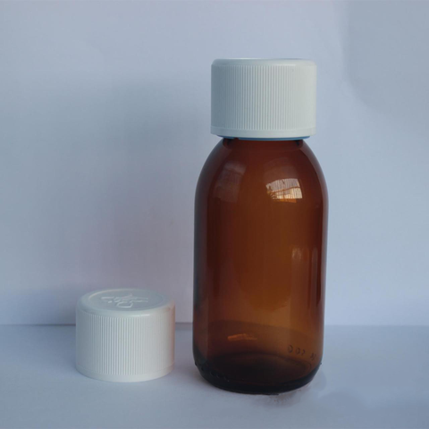 China OEM 280ml Red Medicine Bottles For Liquid Storage With Screw