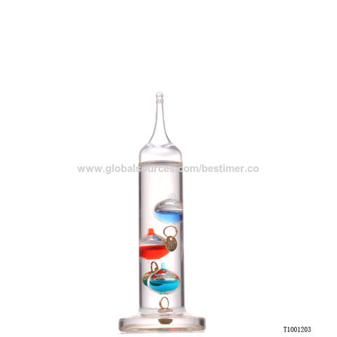 Buy Wholesale China Galileo Thermometer With 3 Color Floating Balls In ...