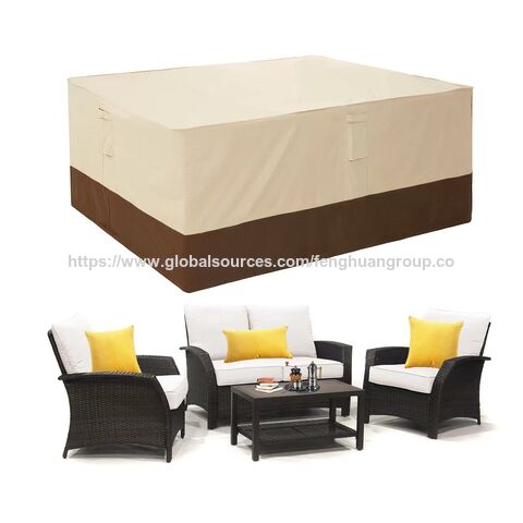 Penutup Furnitur Teras 600D, Penutup Furnitur Luar Ruangan Tahan Air