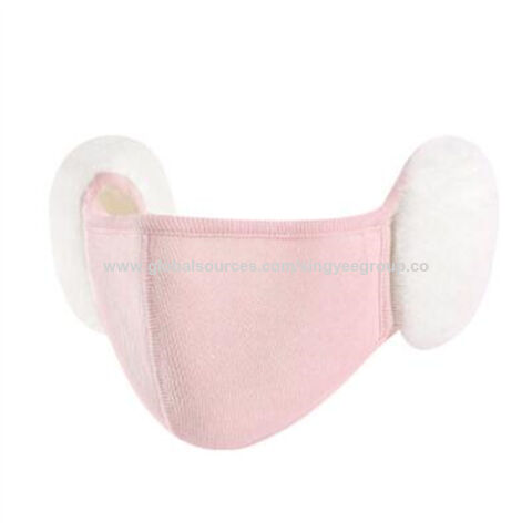 Thermische Maske Herbst Winter Baumwoll-Gesichtsmaske winddichte Stereo-Kälte-Schutz-Ohrenmaske Zwei-in-Eins-Maske