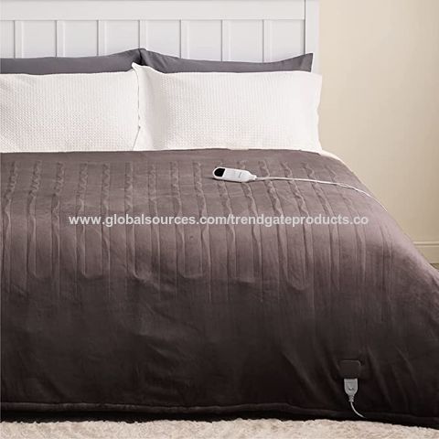 Buy Wholesale China Electric Blanket Full Size Soft Fleece