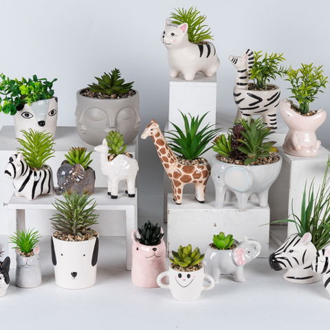 succulents artificial Mini Faux Succulent Plants  April Blooms