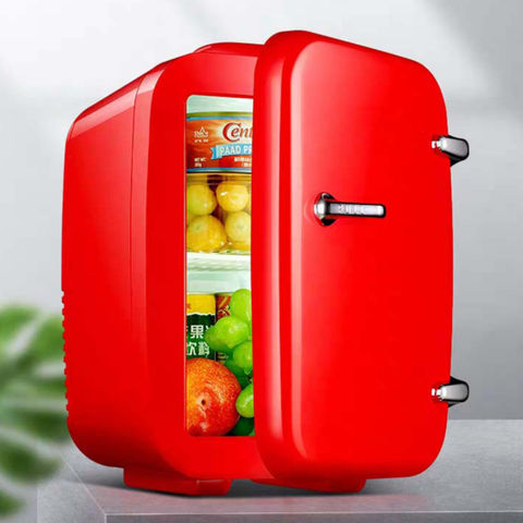 1pc Electric Refrigerator, Mini Fridge, 4 Liter/6 Can Portable Cooler And  Warmer Personal Refrigerator For Skin Care, Cosmetics, Beverage, Great For O