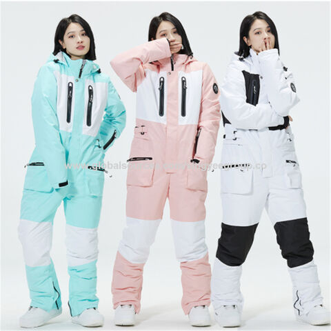 Combinaison de ski une pièce pour hommes et femmes, combinaison de ski thermique de snowboard pour double planche for sale at factory direct price