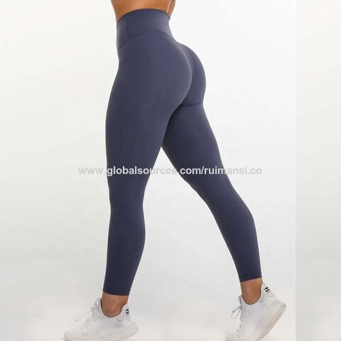 China Custom sublimation printed quick dry fitness gym tights womens butt lift  legging high waist yoga pants factory and suppliers