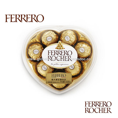Ferrero Rocher Coffret Collection 24 pièces Rochers, Rond chocolat Noir,  Raffaello. 269g à prix pas cher