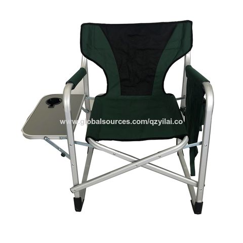 Aluminum Frame Portable Director Chair Lightweight Folding Camp