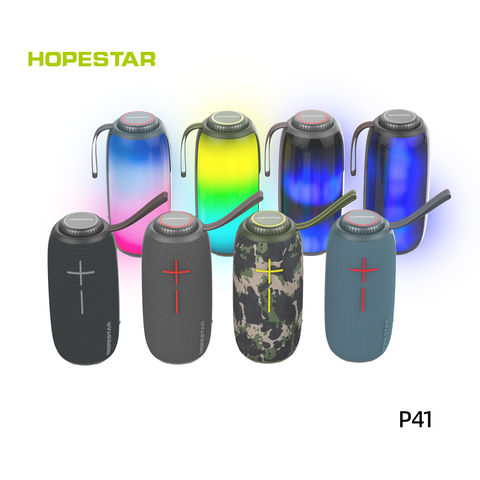 مكبر صوتي لاسلكي بالجملة مع أضواء RGB، مكبر خارجي مع وضع FM، بطارية 3600mAh for sale at factory direct price