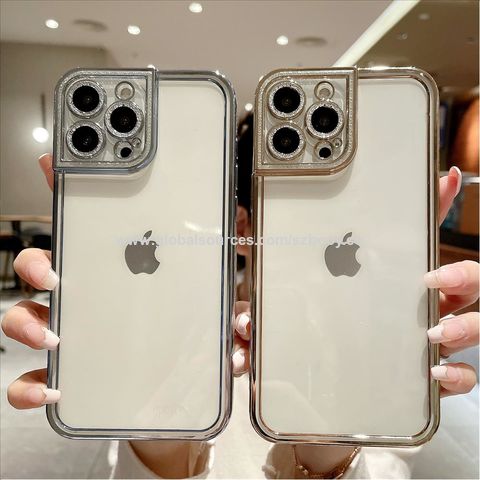 Funda Transparente Brillante Para Iphone 14 Pro Max, 13, 11, 12