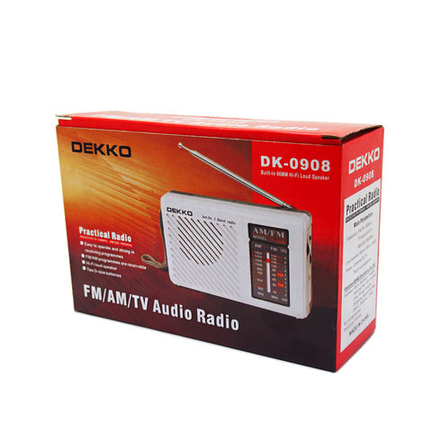Compre Dk-0908ch De Radio Fm Am Portátil Multibanda Para El Hogar