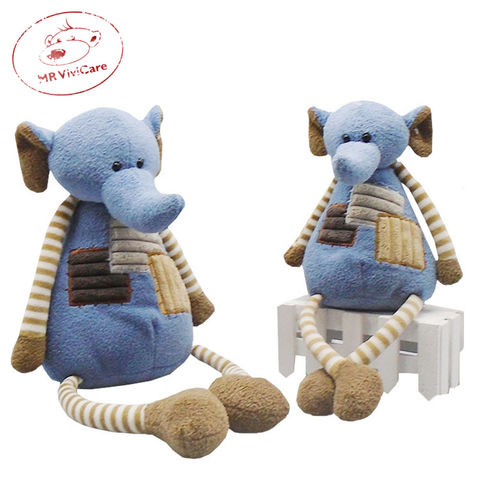 Buy Wholesale China Creative Blue Elephant Plush Toy Wholesale Oem