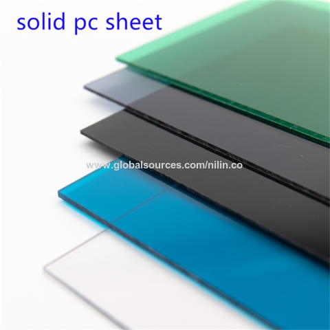 Buy Wholesale China High Quality Transparent Pc Material Roll Thin Clear  Hard Rigid Plastic Polycarbonate Sheet & Hard Clear Plastic Sheet
