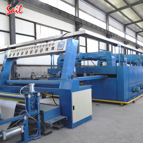Nonwoven Velour Carpet Hot Setting Stenter And Back Coating Finishing ...