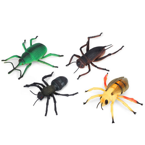 Compre Conjunto De Juguetes De Animales De Insectos De Plástico A Granel,  Juguete Educativo De Simulación Para Niños y Animal Insecto Traje De Juguete  de China por 2.52 USD
